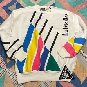 NWT Vintage Ladies Tyrolia by Head 80’s Ski Sweatshirt-Size Large